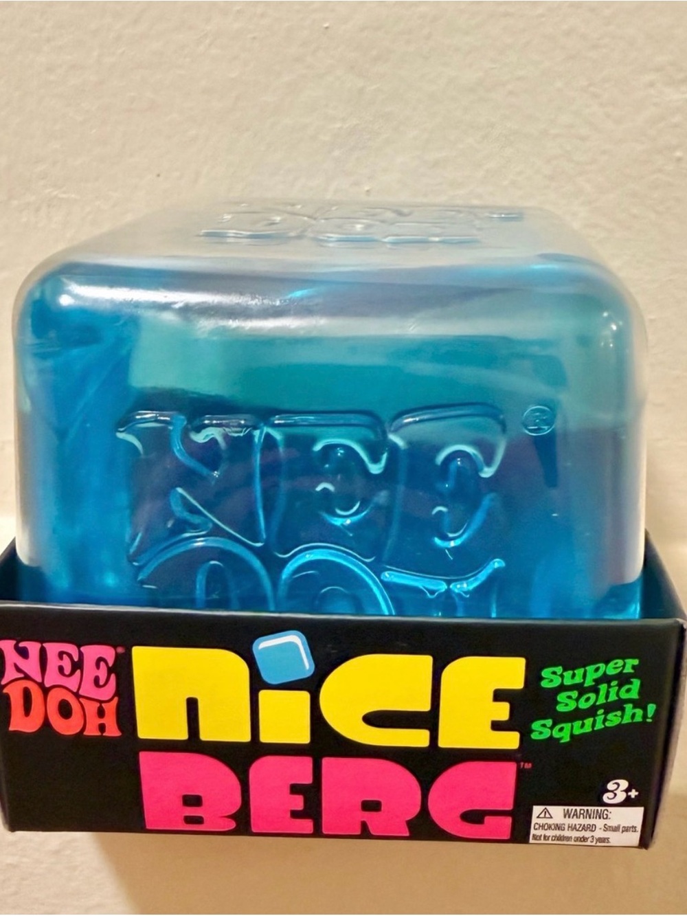 Nee Doh Nice Berg Blue Kids Squishy Toy